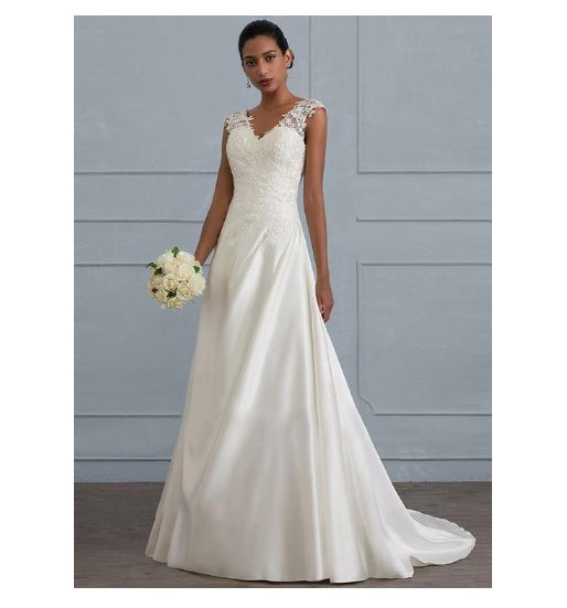 Skylana | Abito in pizzo bianco con elegante stile autunnale