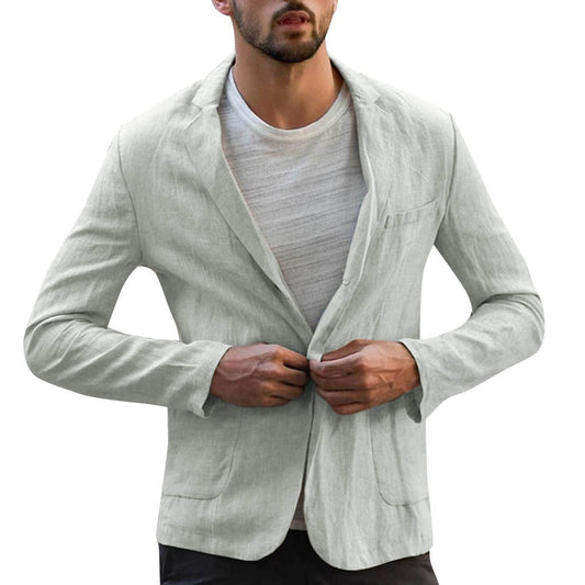 David | Uomo blazer classico a maniche lunghe da uomo