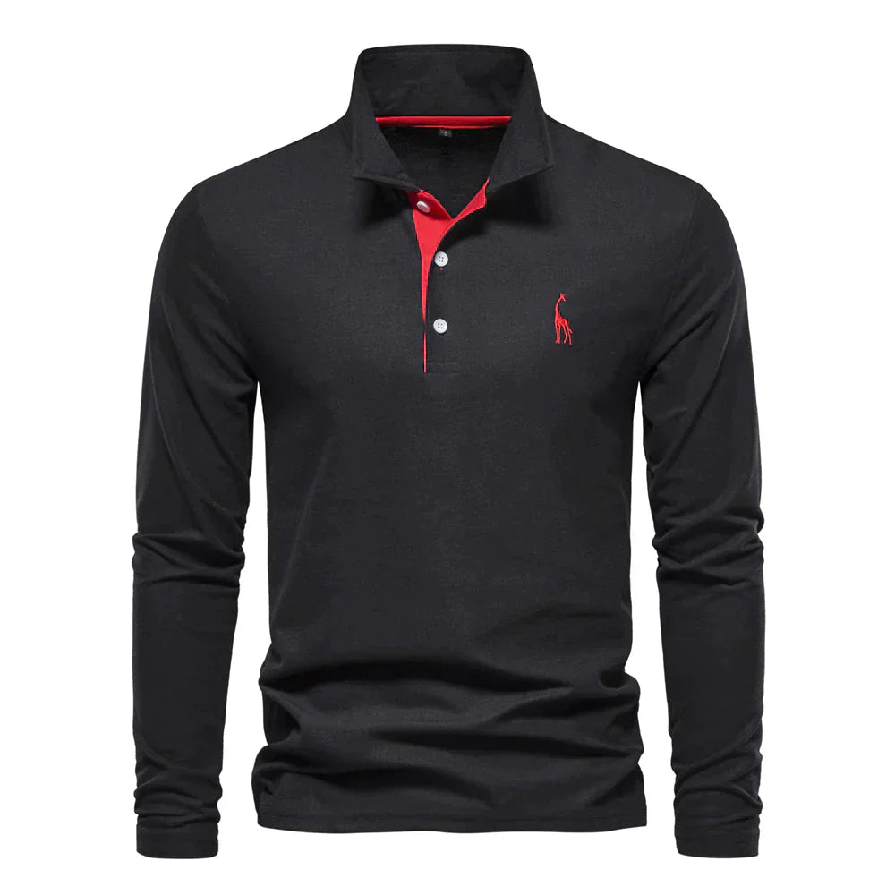 Tommy | Polo a Maniche Lunghe con Dettaglio Ricamato