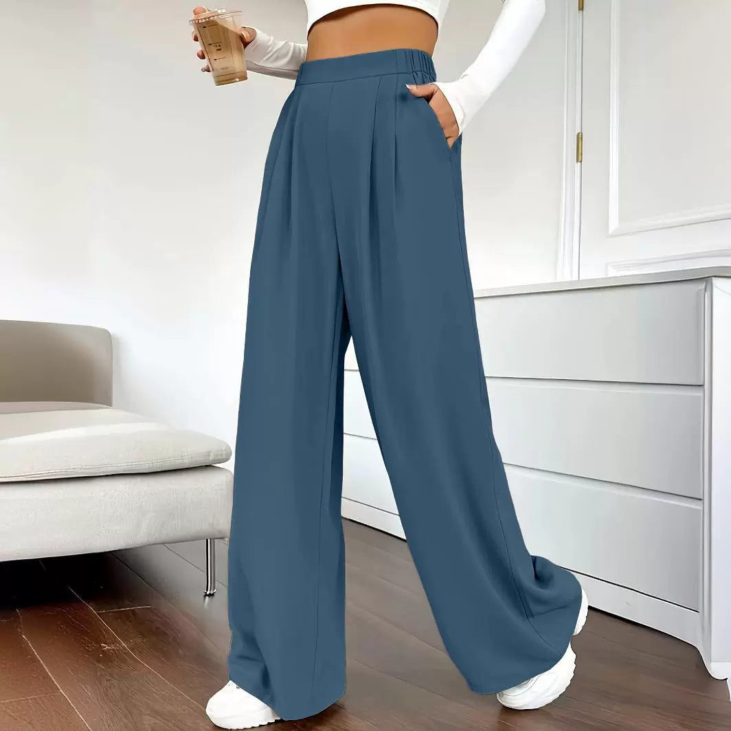 Carla | Pantaloni casual da donna dritti e larghi a primavera